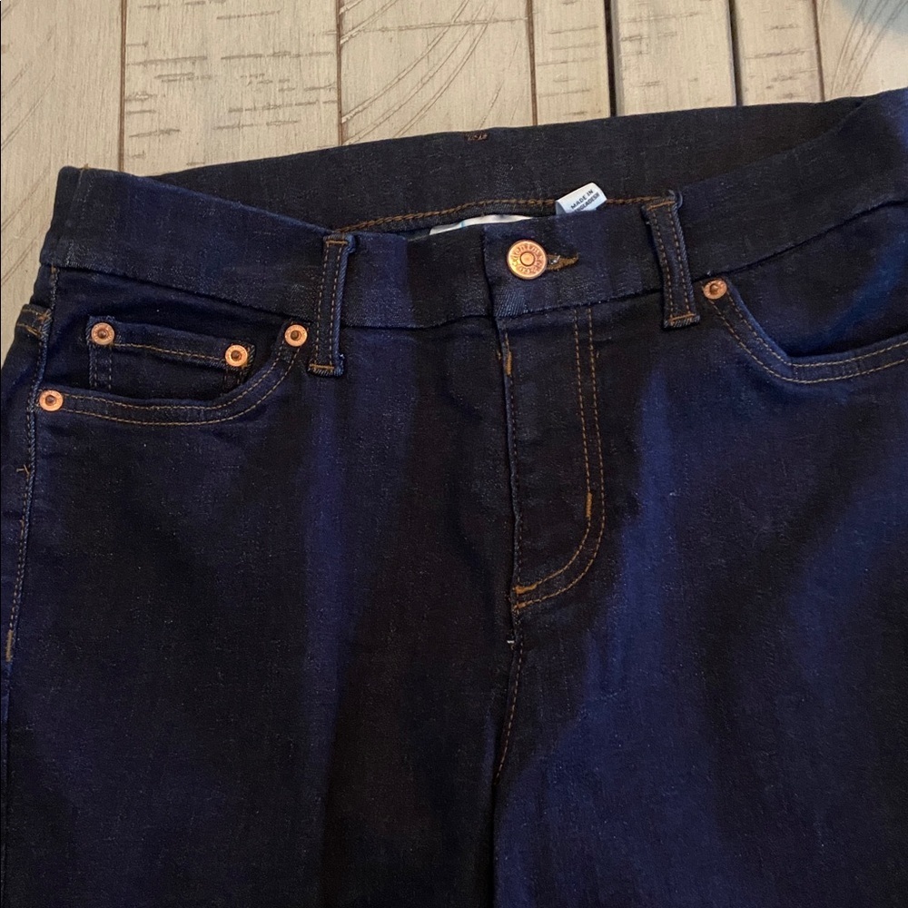 Denim & Co. Canyon Retreat Easy Stretch Pull On Slim Straight Leg Denim Jean 6 - Picture 5 of 9